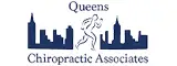 Queens Chiropractic Associates and Physical Therapy scrolling logo.